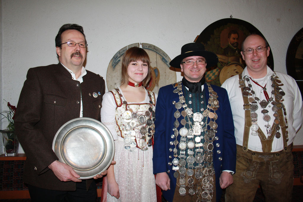 v.l.n.r.: Günter Kunoth, Eva Stainer, Dietmar Kreitner und Christian Kettl
