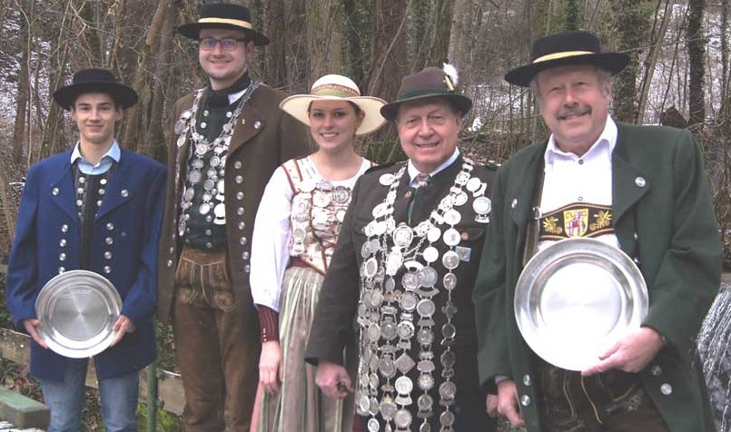v.l.n.r.: Leon Steffens, Michael Mayer, Eva Stainer, Franz Keller und Martin Mayer