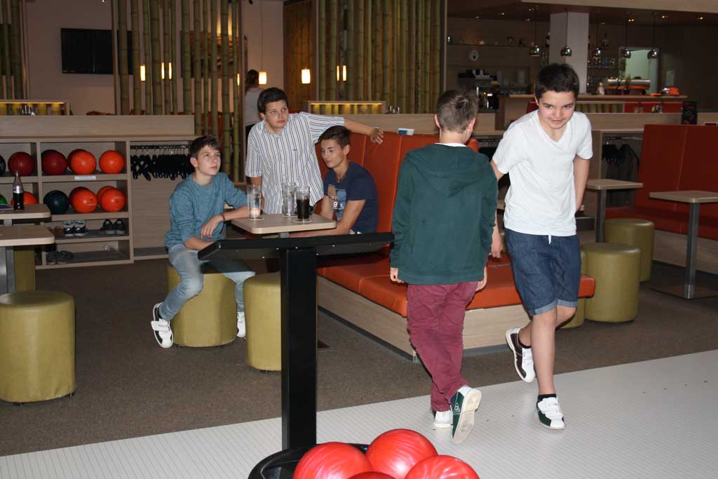 Beim Bowling