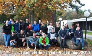 Die neuen Jugendleiter. (Ganz links Sabine Kettl)