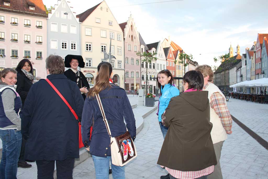 Am neugestalteten Stadtplatz