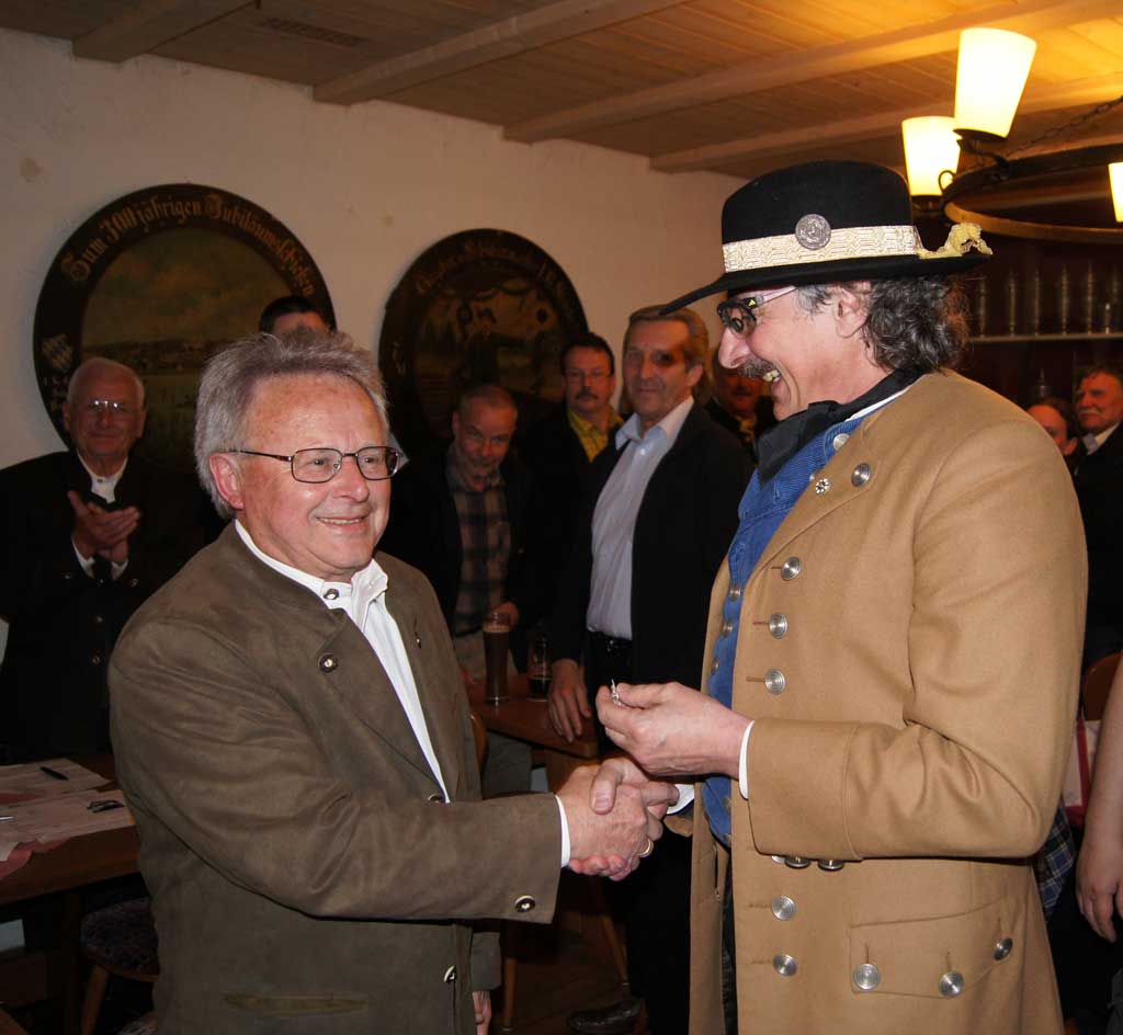 Helmut Niederländer und 1.SM Jakob Stainer