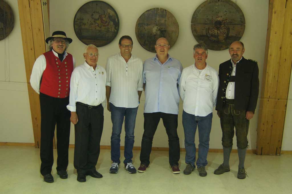 v.l.n.r.: Jakob Stainer, Heini Fuchs, Andi Hirmer, Christian Kettl, Dieter Böhm und Armin Brauns