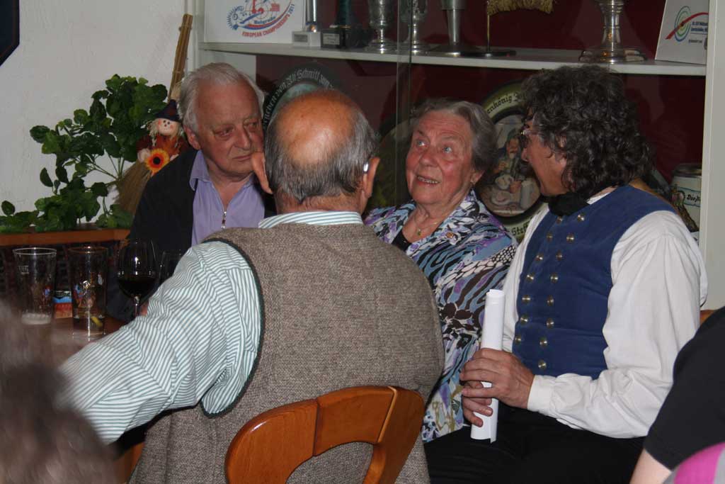 1.SM Jakob Stainer im Gespräch mit den Senioren.
