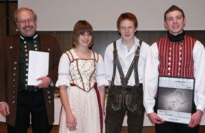 V.l.n.r.: Martin Mayer, Eva Stainer, Florian Obermeier und Michael Janker