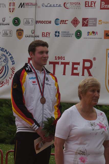 Siegerehrung Bronzemedaille