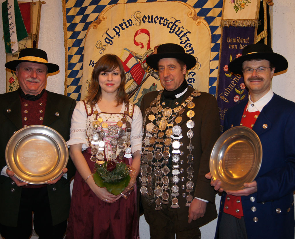 v.l.n.r.: Xaver Gallinger, Eva Stainer, Jo Frankenberger und Manfred Müllner