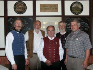 1. SM Jakob Stainer, Josef Hinterseer, Heinz Widmann, Gunnar Schweizer und Wolfgang Rapp