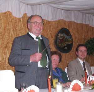 Heinz neben seiner Frau Hannelies