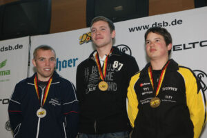 Deutscher Meister Michael Janker (Mitte)