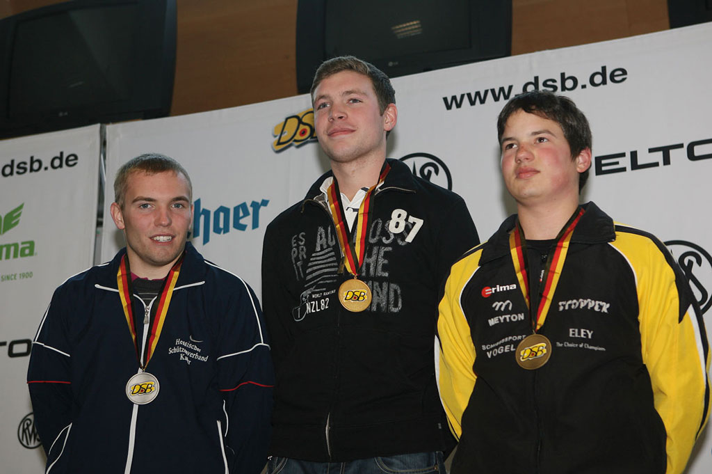 Deutscher Meister Michael Janker (Mitte)