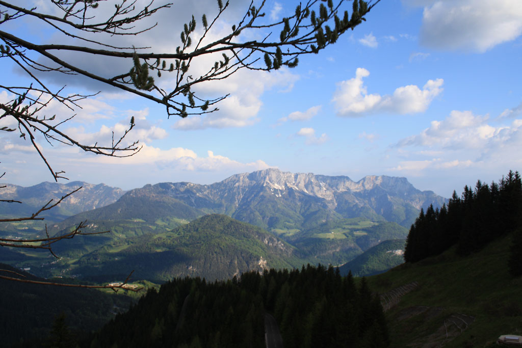 Hüttenausblick bei Tag