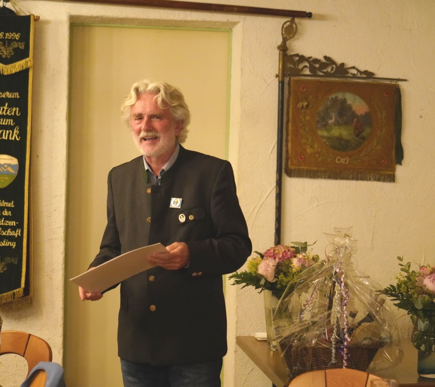 Der scheidende Schützenkommissar Herbert Kirsch