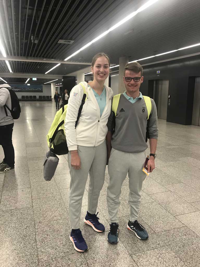Mit Anna am Flughafen
