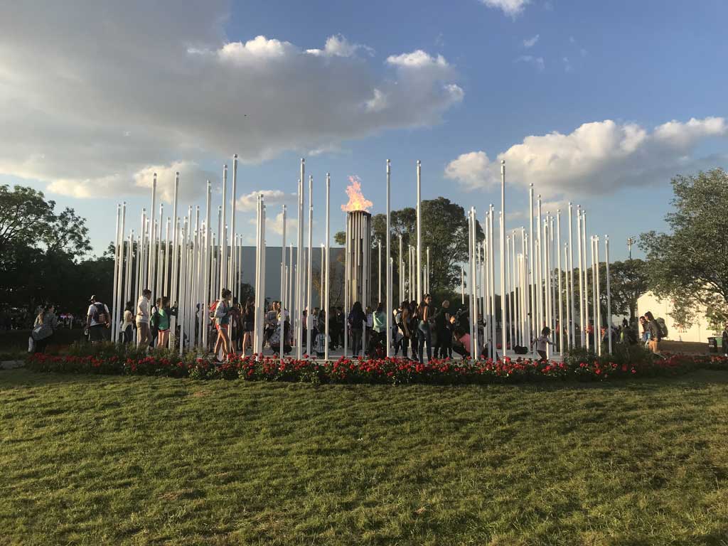 Das olympische Feuer