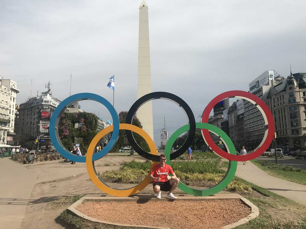 Die olympischen Ringe