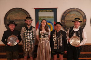 v. l.n.r.: Istvan Virag, Stefan Hirmer, Sabine Knoller, Theo Martin und Finn Gruber